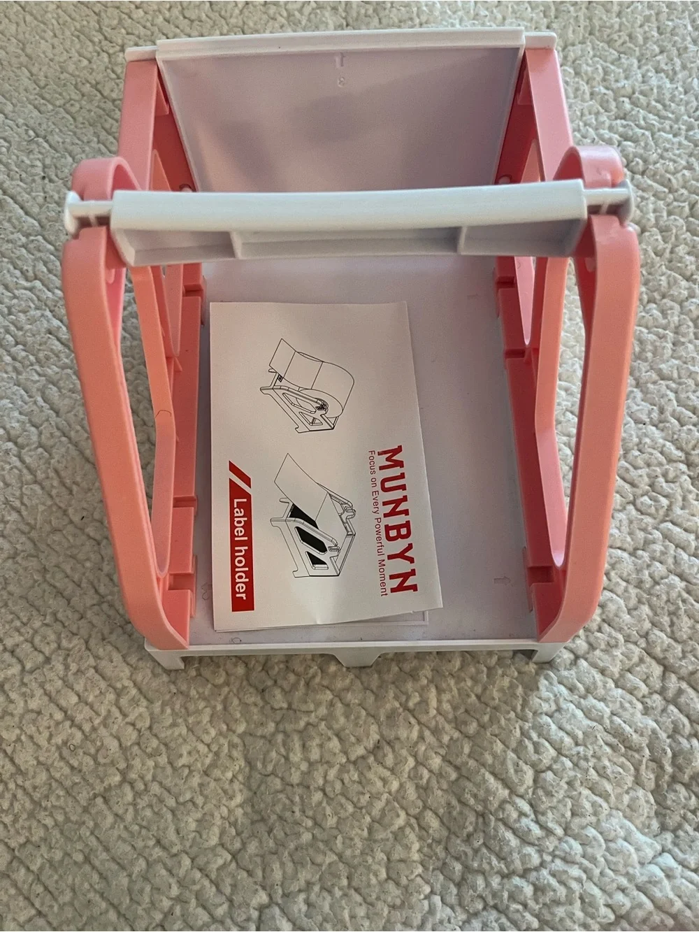 Pink Label Holder / Organizer